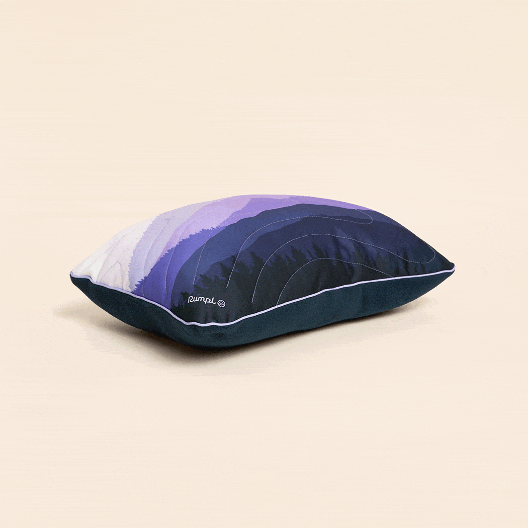 The Camp Pillow - Watercolor Glow