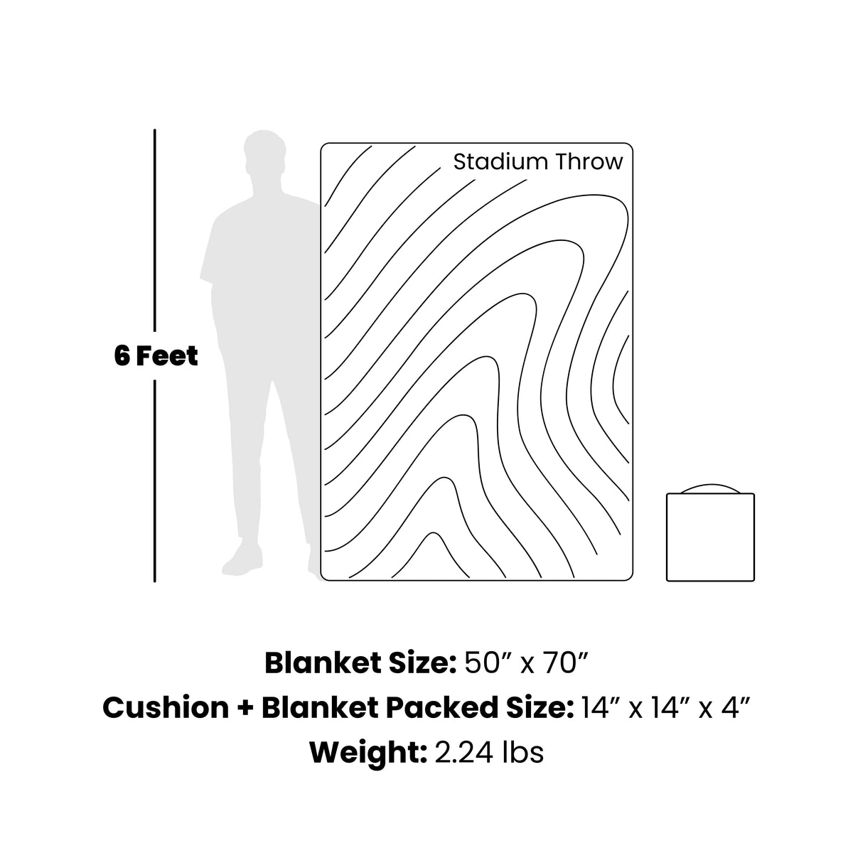 Gametime Puffy Blanket - Red / Black