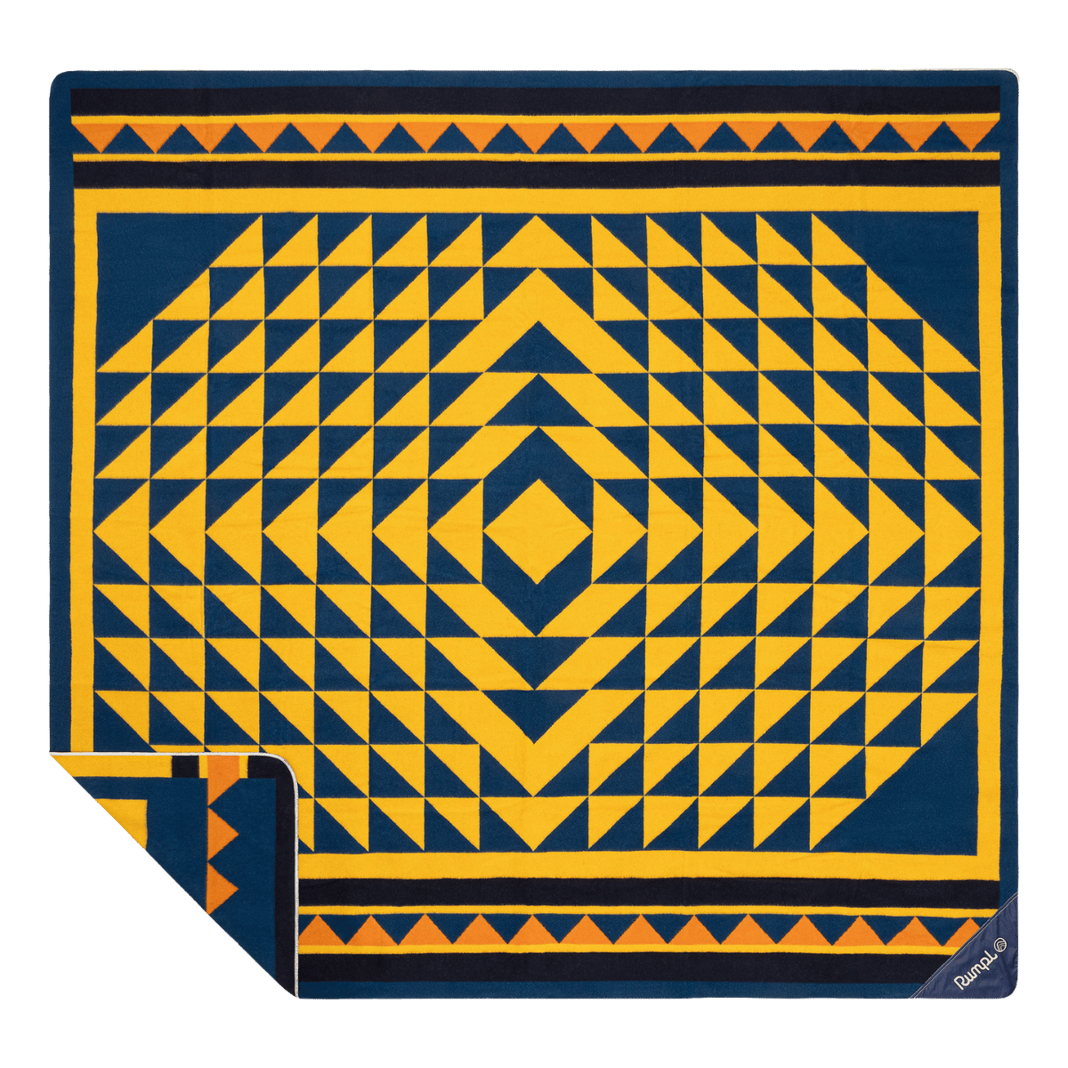 Merino Softwool Blanket - Quilted Amber