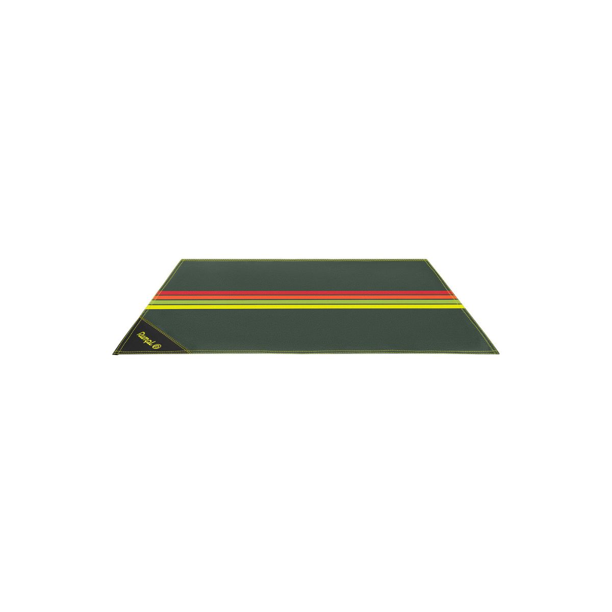Pack Mat - Green Retro Stripes