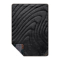 Fleece Puffy Blanket - Puzzled Black