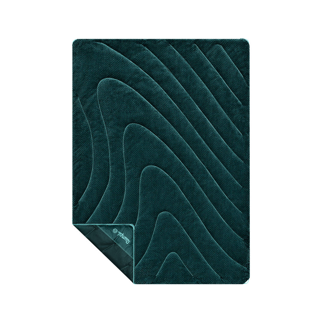 Fleece Puffy Blanket - Jade Fade