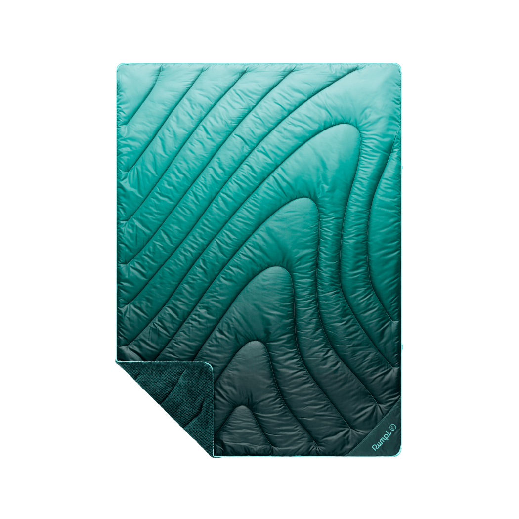 Fleece Puffy Blanket - Jade Fade