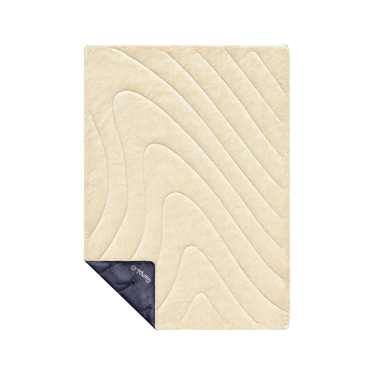 Fleece Puffy Blanket - Midnight Bloom