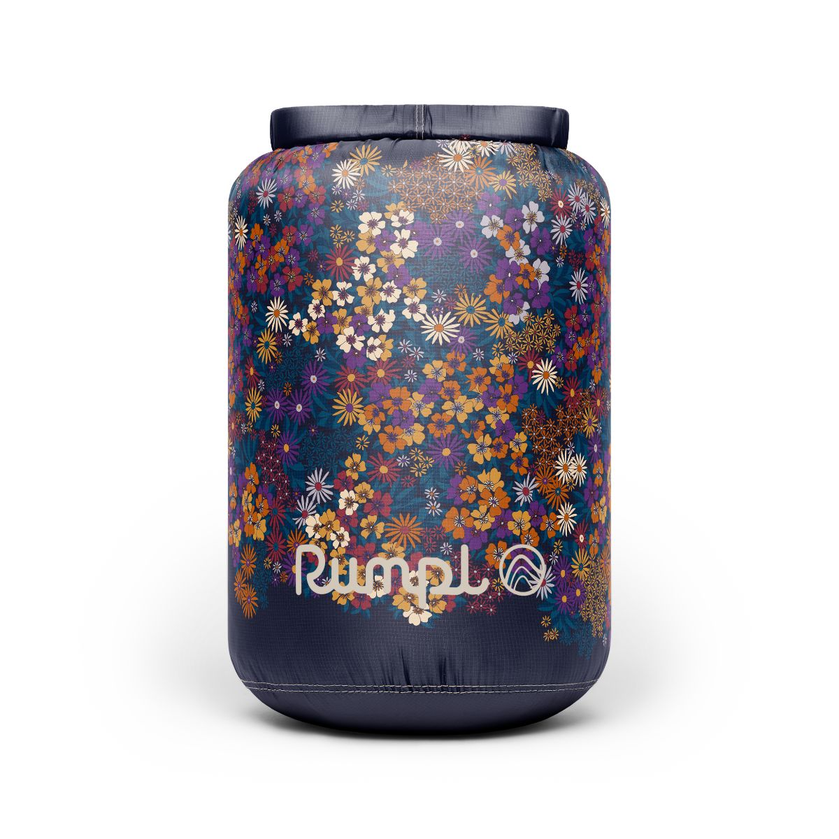 Fleece Puffy Blanket - Midnight Bloom