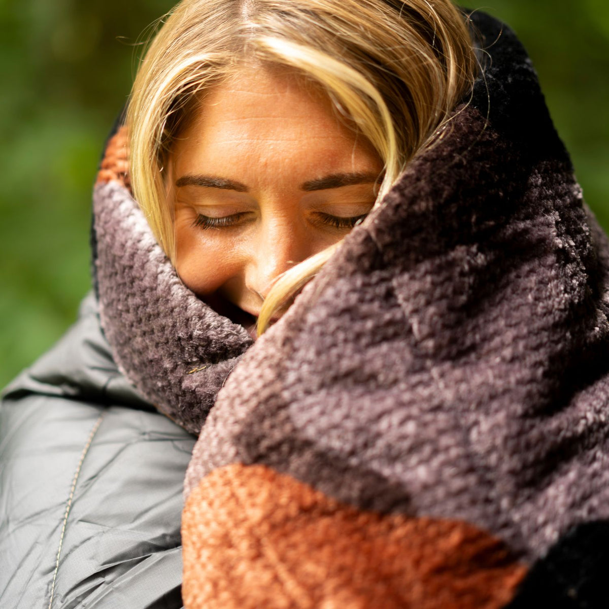 Fleece Puffy Blanket - Puzzled Fig