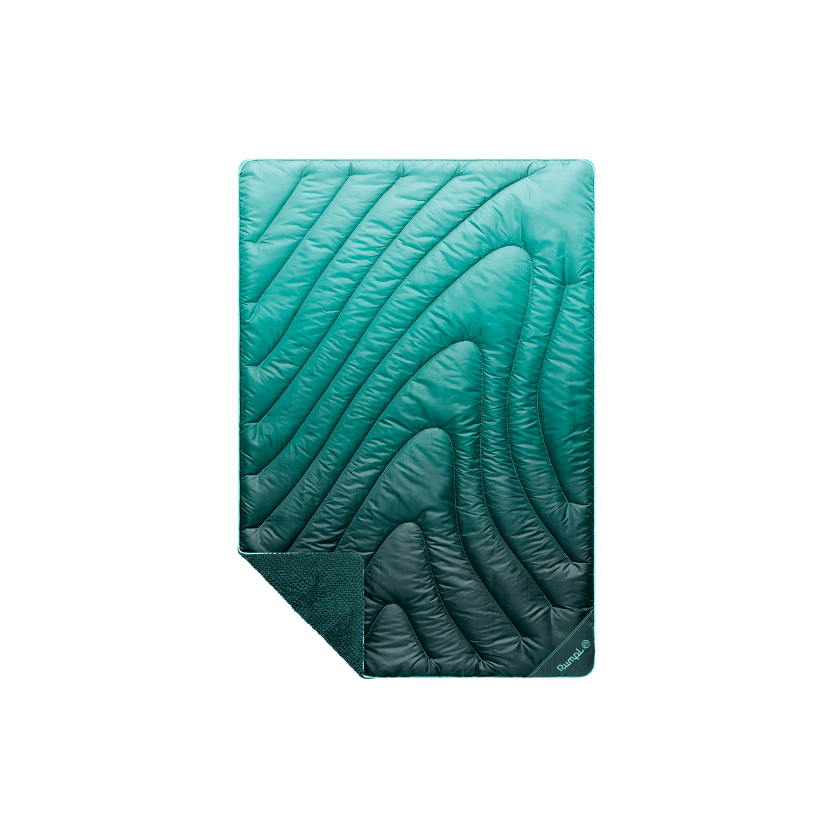 Fleece Puffy Blanket - Jade Fade
