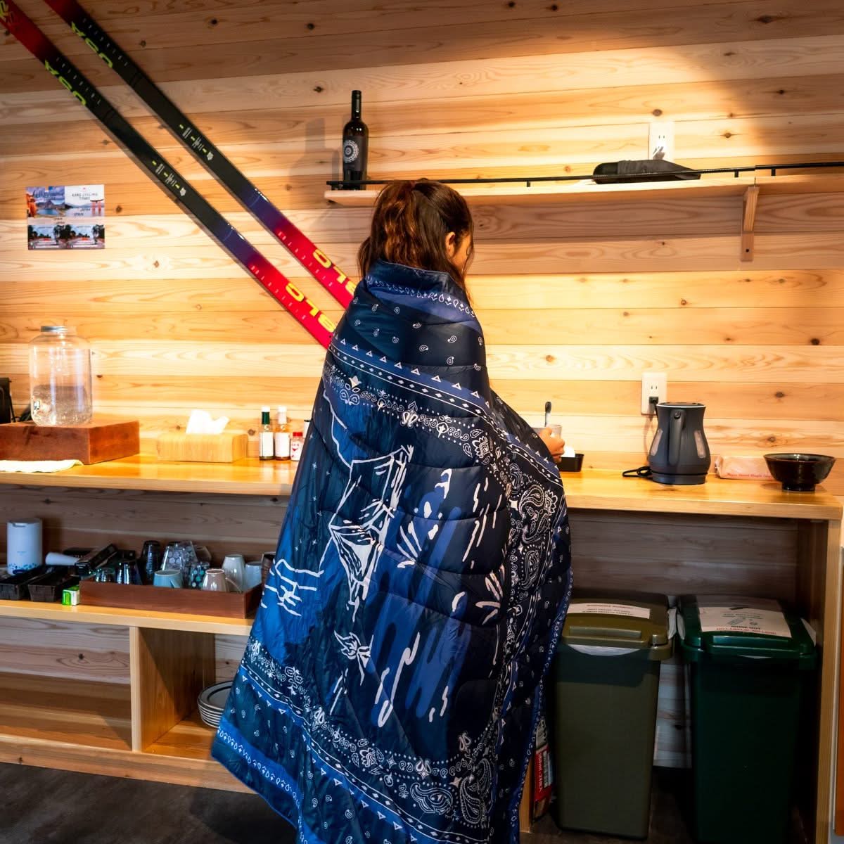 Original Puffy Blanket - Midnight Mesa Bandana