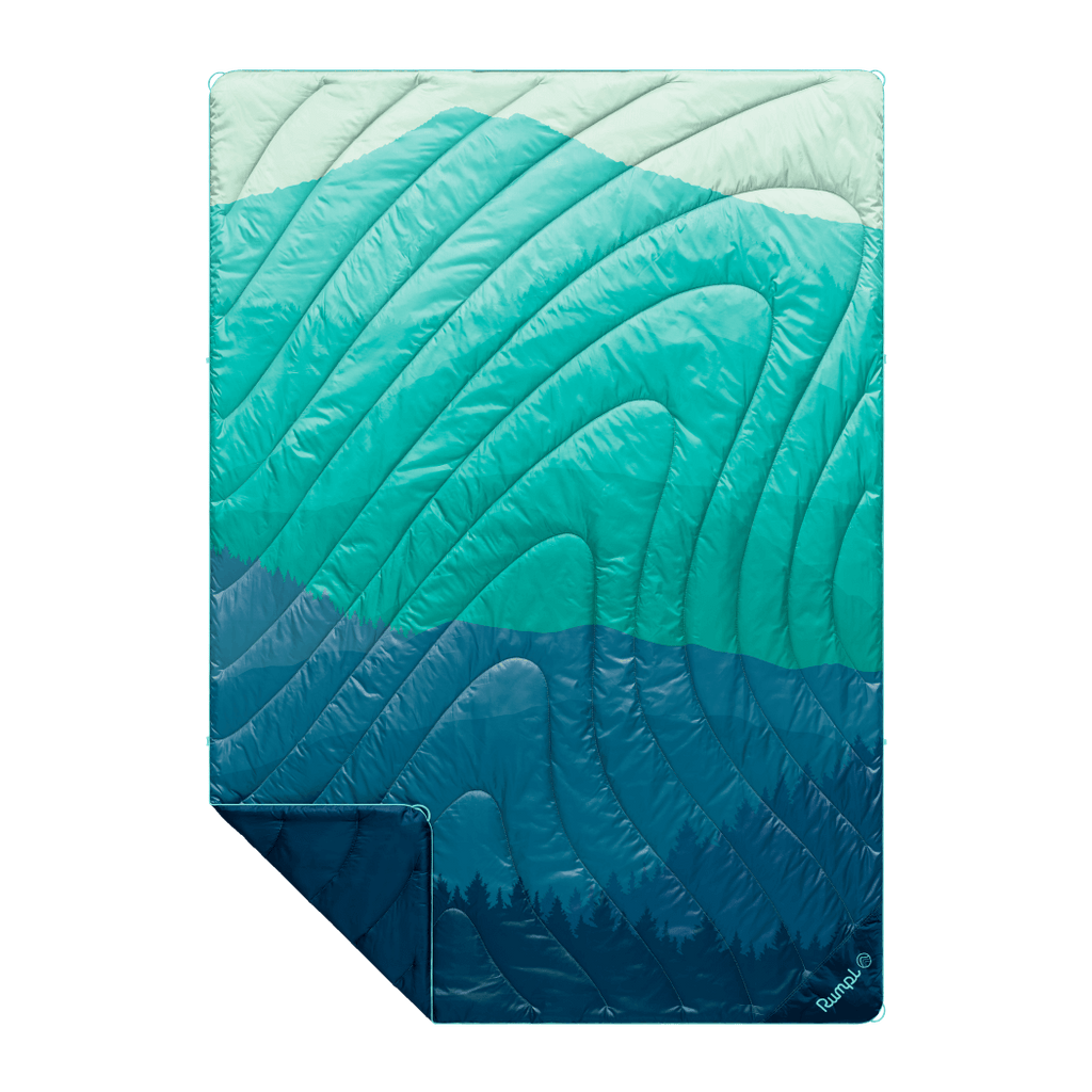 Original Puffy Blanket - Seascape Ridge Mountains - Custom