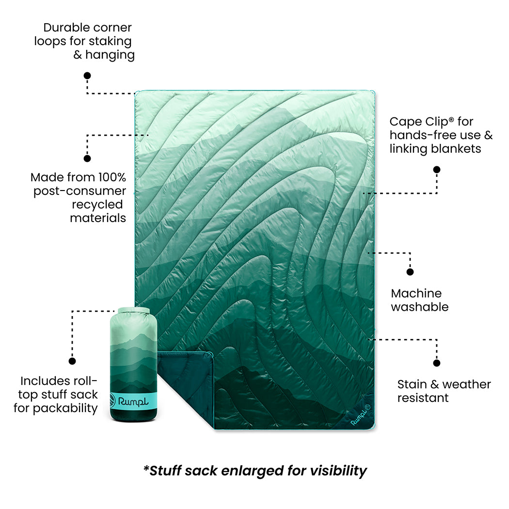 Original Puffy Blanket - Cascade Fade