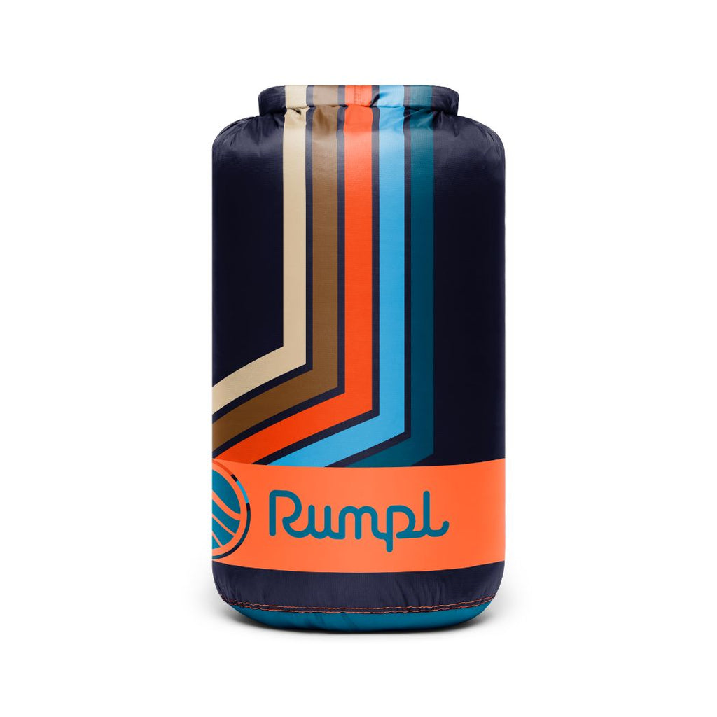 Original Puffy Blanket - Midnight Retro Stripes