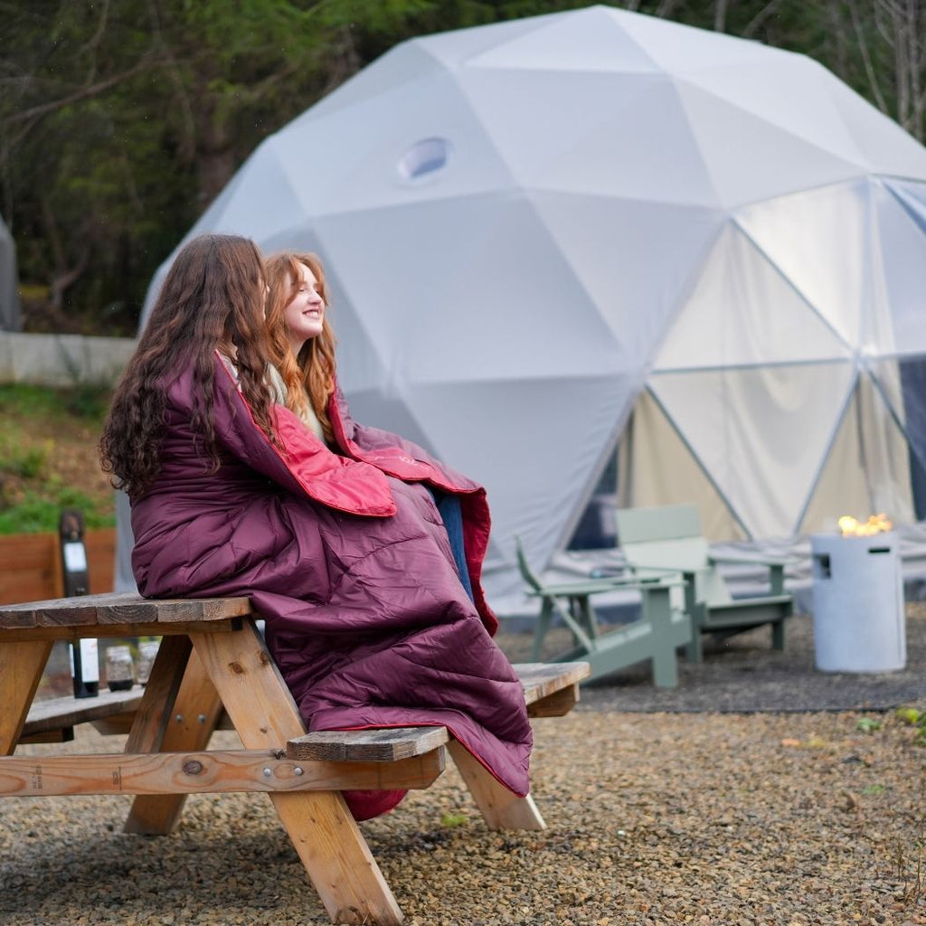 Original Puffy Blanket - Fig Cherry