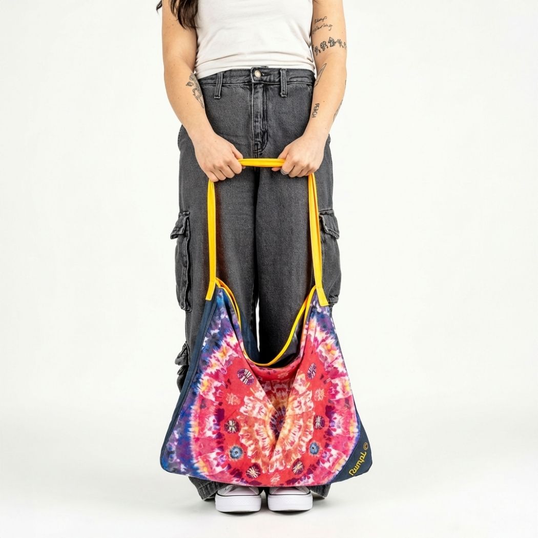 Tech Towel Tote - Tapestry Tie Dye