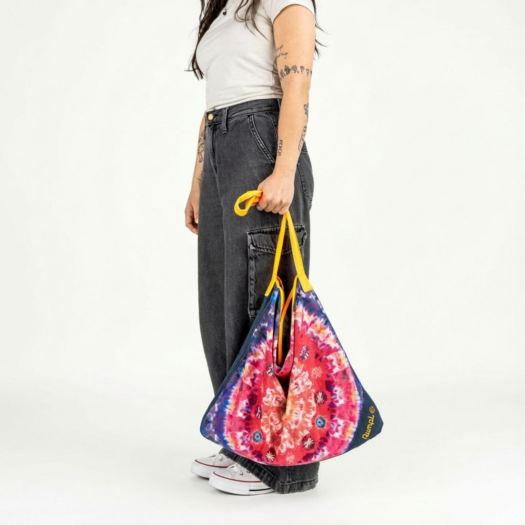 Tech Towel Tote - Tapestry Tie Dye