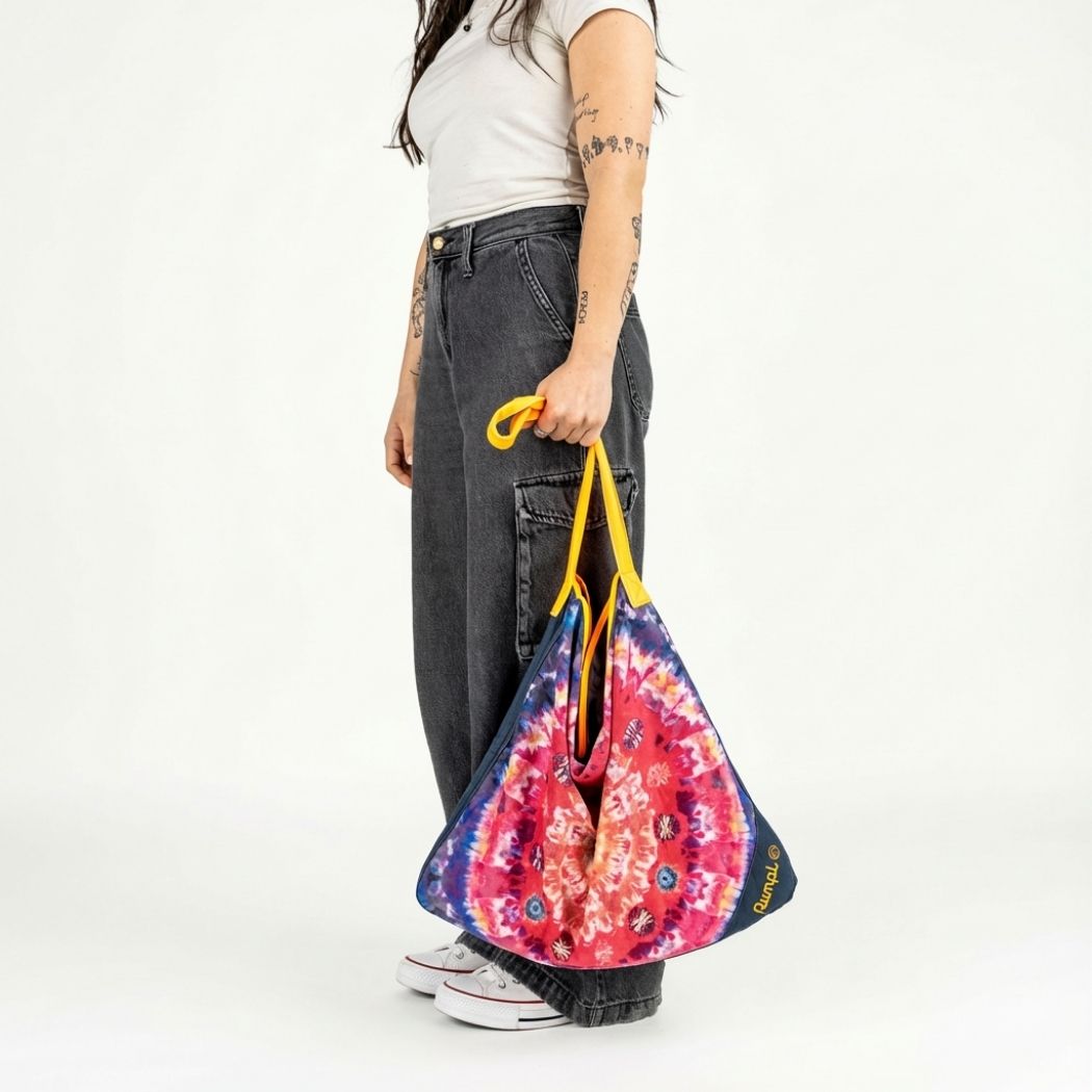 Tech Towel Tote - Tapestry Tie Dye
