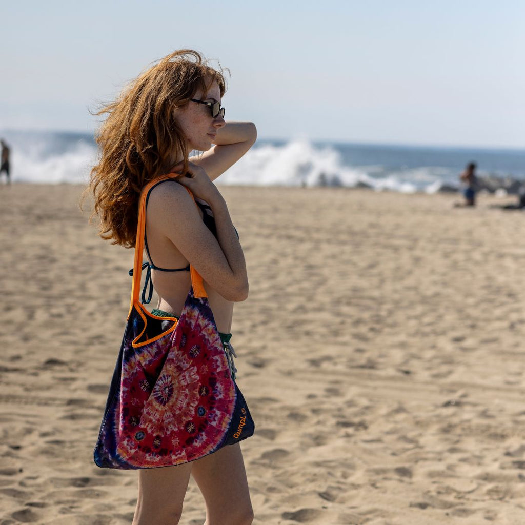 Tech Towel Tote - Tapestry Tie Dye
