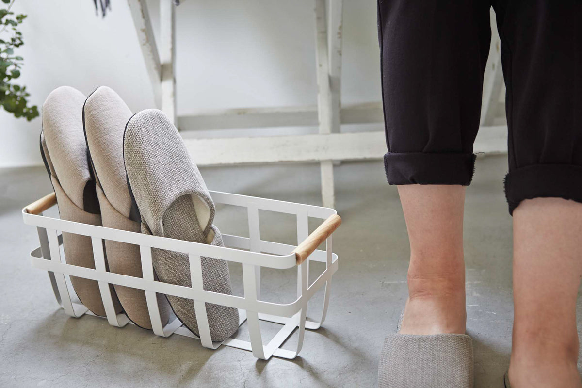 Storage Basket - Small - Steel + Wood
